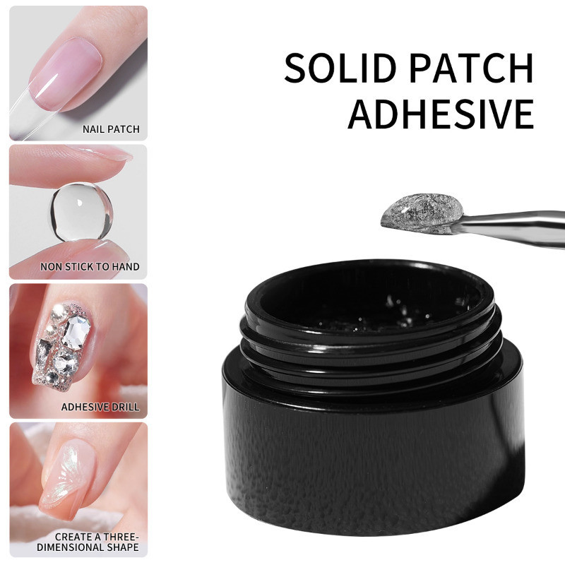 Nail Art Full Color - 3'lü/set Katı Tırnak Uçları Jel Katı