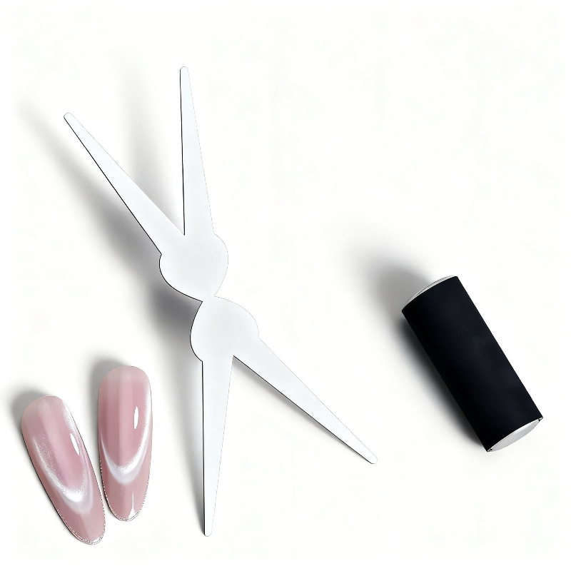 Nail Art Full Color - Çift Başlı Tırnak Mıknatısı Fransız Şekli