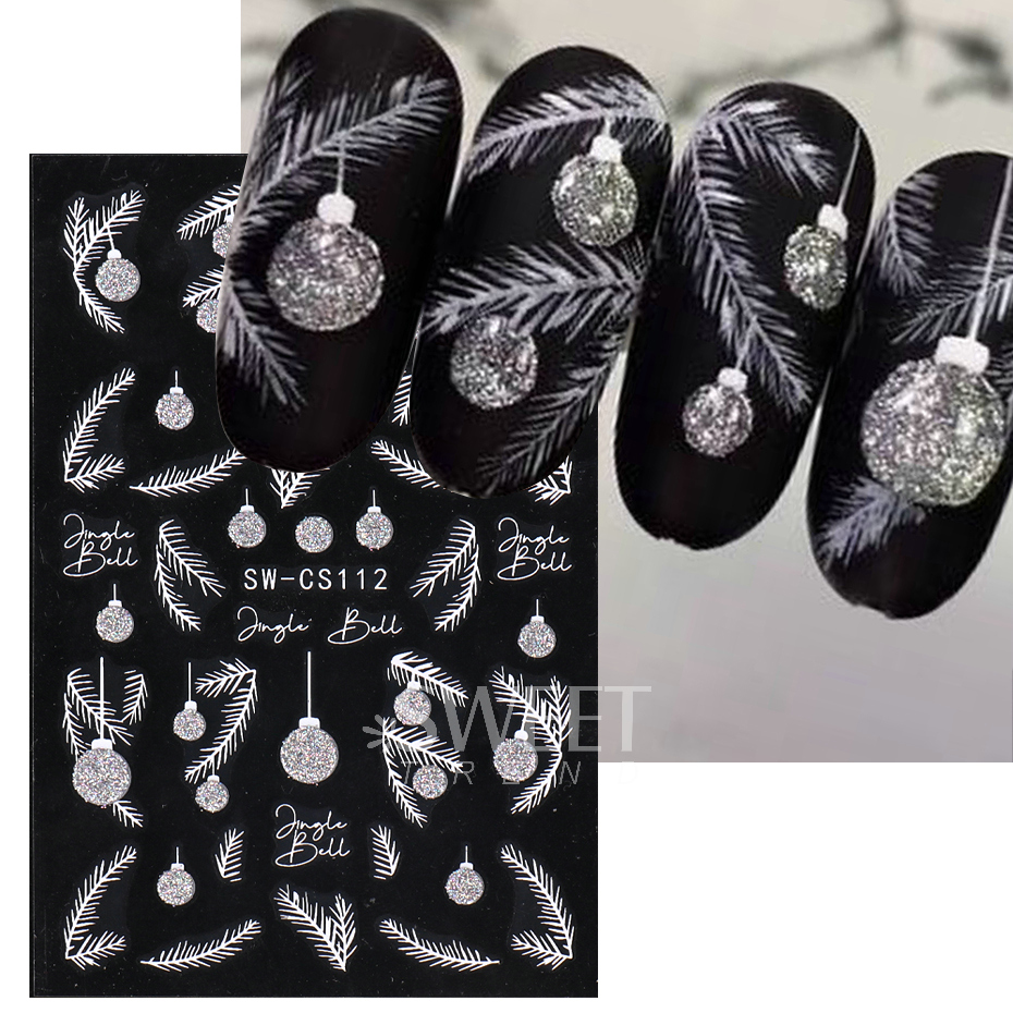 Yeni noel serisi oje çıkartmal - Nail Art Xmas Tree incelemesi ve fiyatı