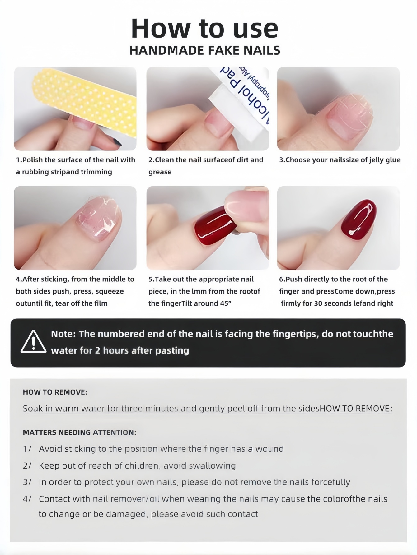 10 Parça Kısa Kare Şeklinde Ta - Nail Art Simple incelemesi ve fiyatı