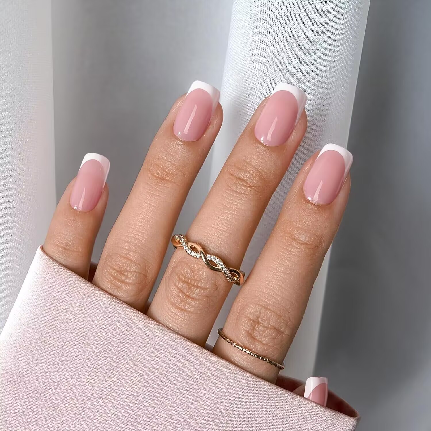 24 adet kısa kare beyaz fransa - Nail Art France incelemesi ve fiyatı