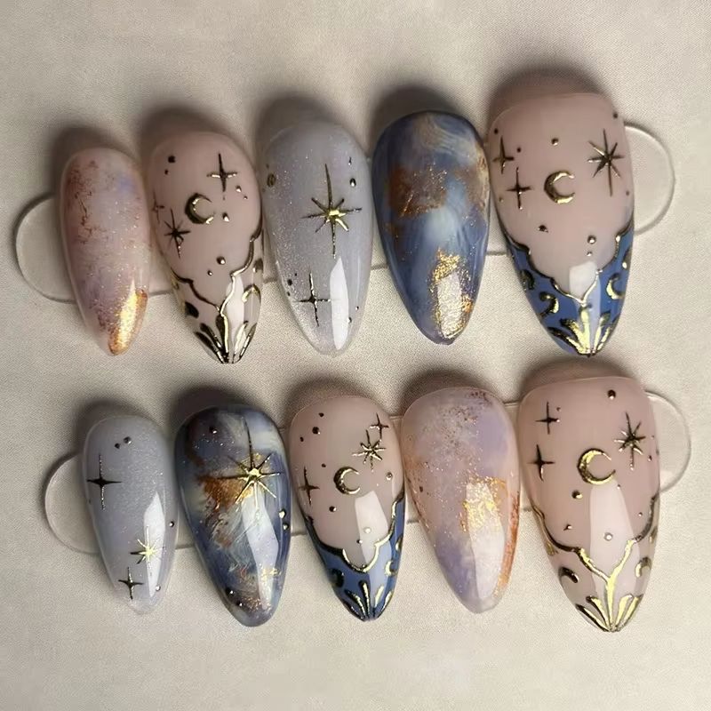 24 Adet Kısa Badem Çivi Seti T - Nail Art Maroon incelemesi ve fiyatı