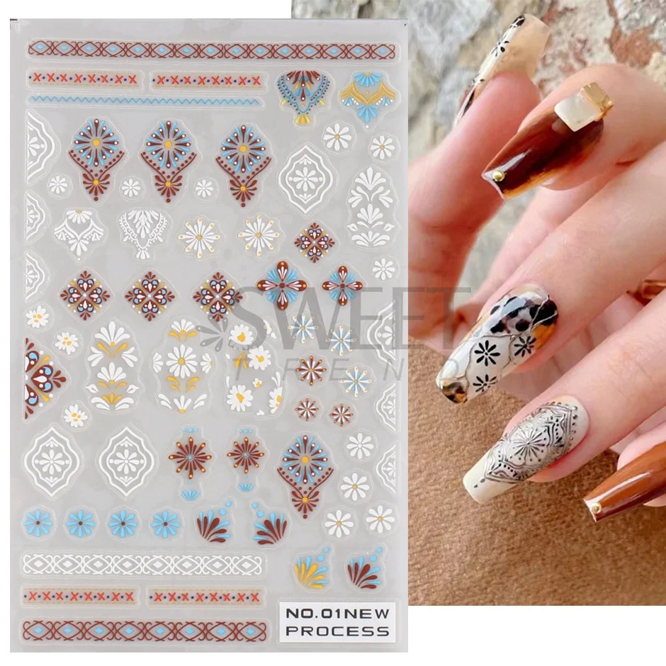 3D Bohemian Mat Yeni Tırnak Et - Nail Art France incelemesi ve fiyatı