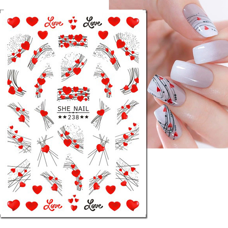 3d Nail Art Çıkartmaları Geome - Nail Art France incelemesi ve fiyatı