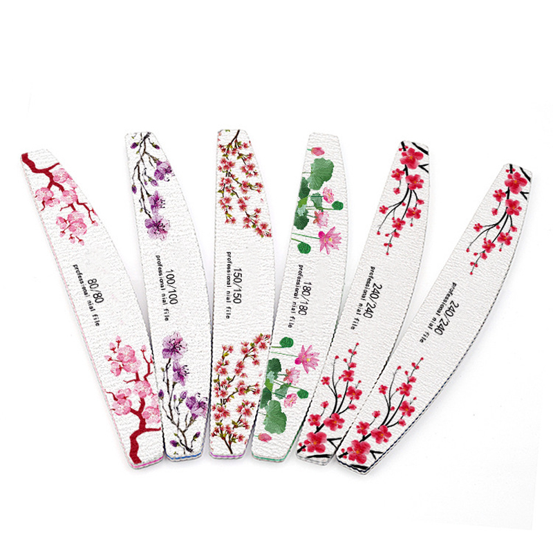 50 adet 80-240 Grit Yarım Ay t - Nail Art Maroon incelemesi ve fiyatı
