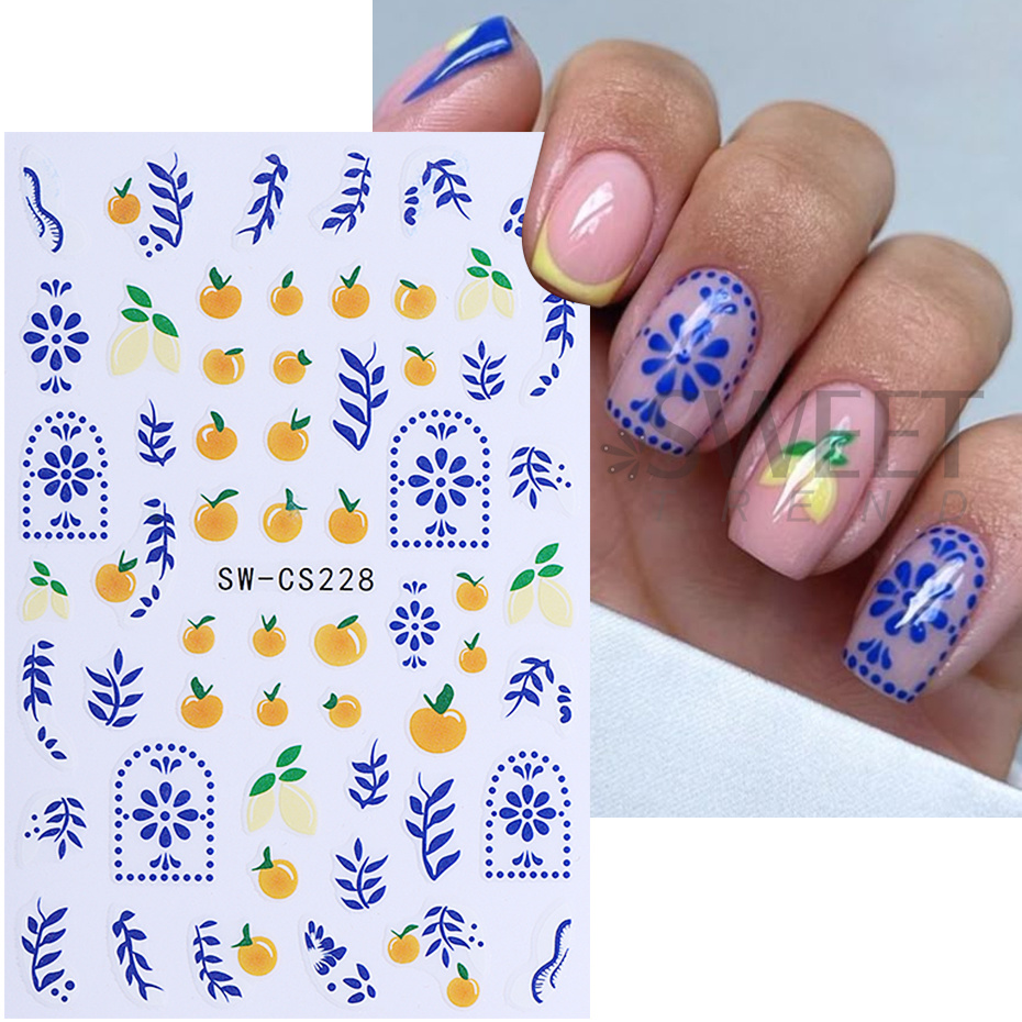 5 adet Meyve Tırnak Çıkartmala - Nail Art France incelemesi ve fiyatı