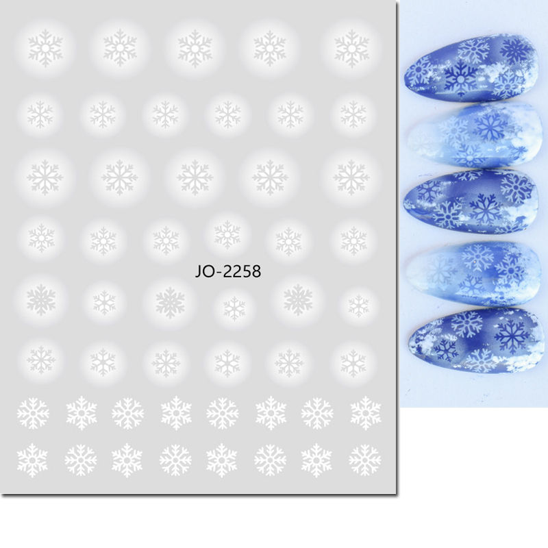 Nail Art 3d Çıkartmaları Beyaz - Nail Art Xmas Tree incelemesi ve fiyatı