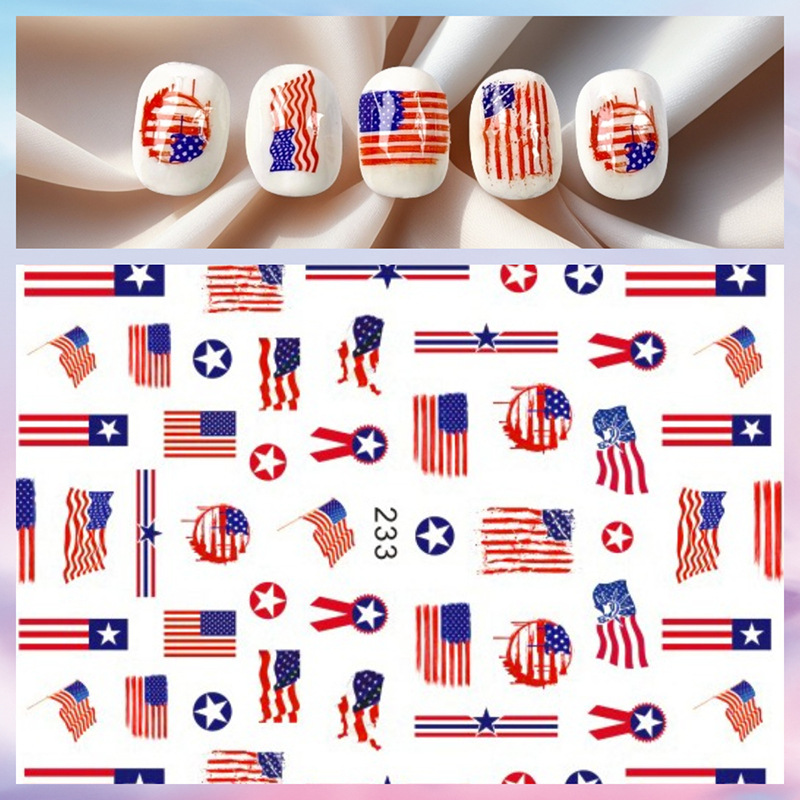 1 Adet 3D Bağımsızlık Günü ABD - Nail Art France incelemesi ve fiyatı