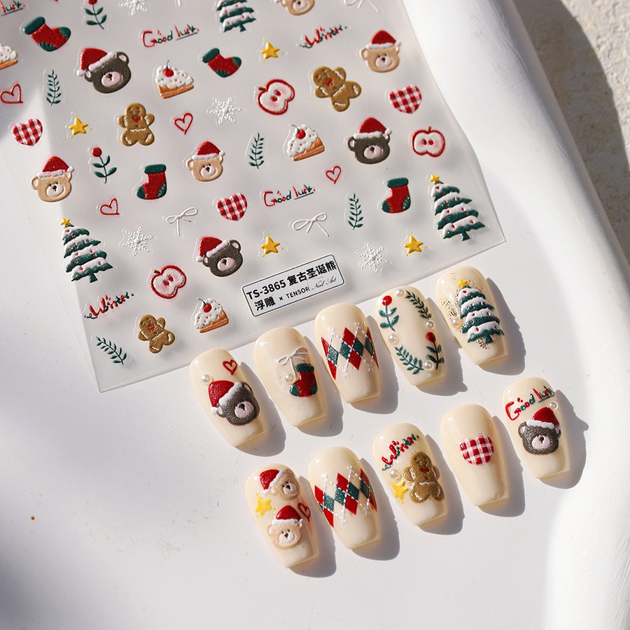Sevimli Noel Ayısı ve Zencefil - Nail Art Xmas Tree incelemesi ve fiyatı