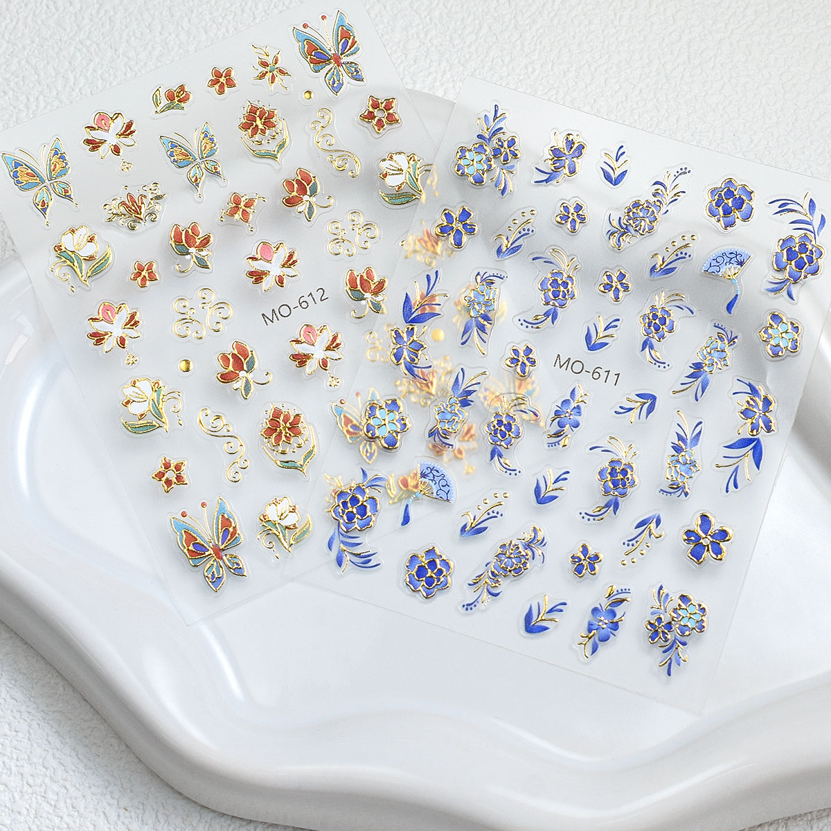 3D Çiçek Tırnak Çıkartmaları - - Nail Art France incelemesi ve fiyatı