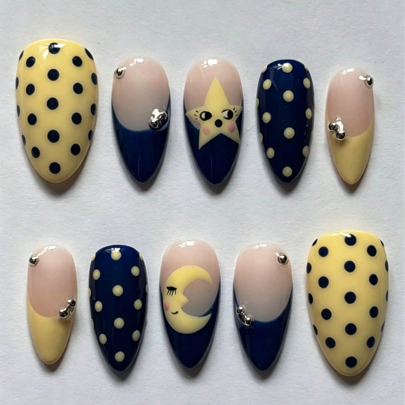10 Adet Viral Kawaii Yıldız Ay - Nail Art Maroon incelemesi ve fiyatı
