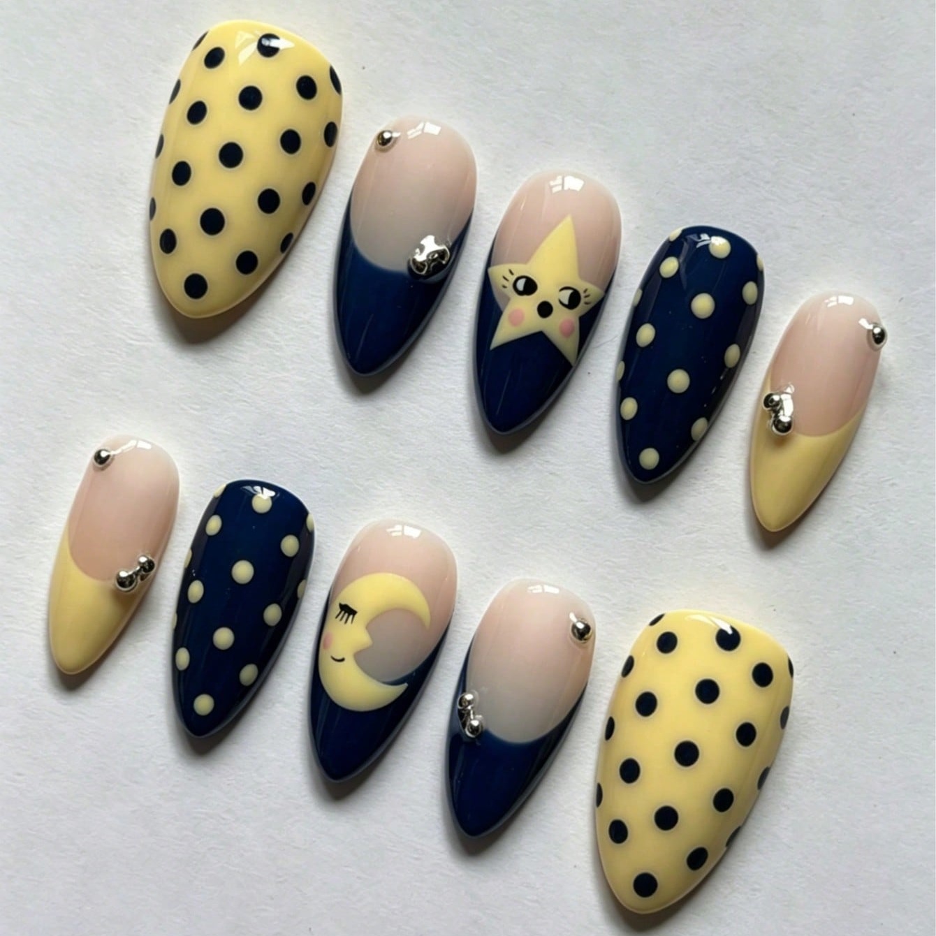 10 Adet Viral Kawaii Yıldız Ay - Nail Art Maroon incelemesi ve fiyatı