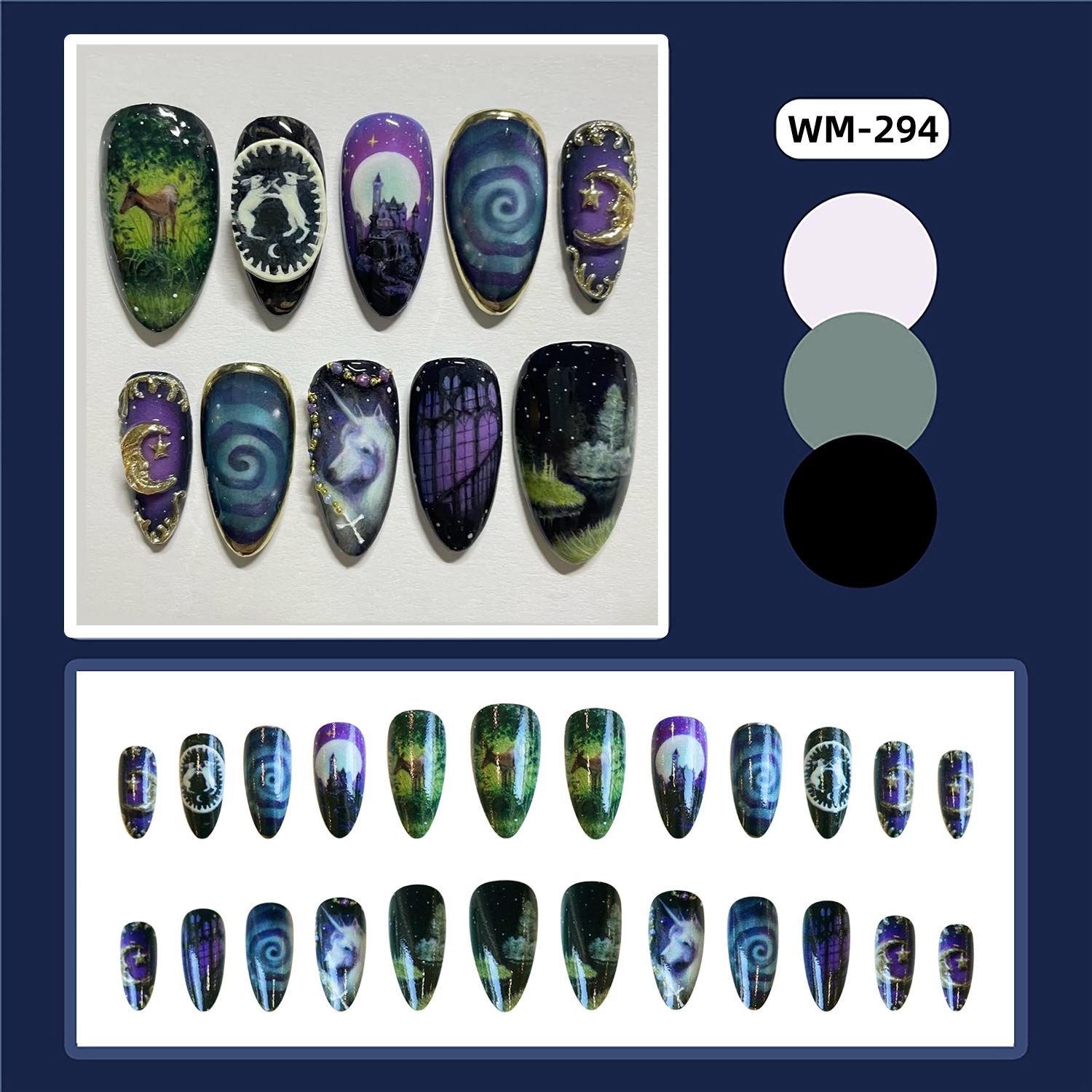 24 adet fantezi göksel at takm - Nail Art Maroon incelemesi ve fiyatı