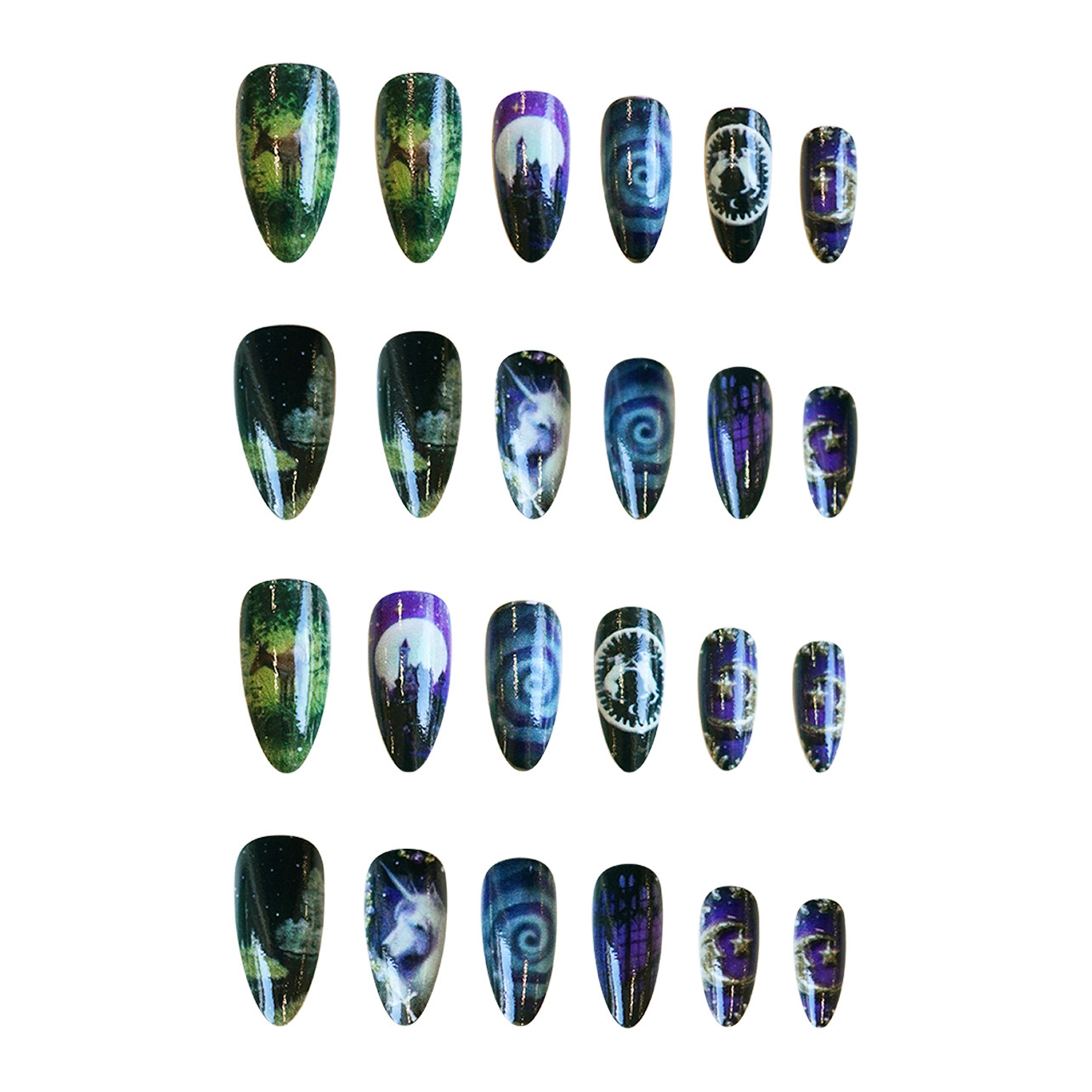 24 adet fantezi göksel at takm - Nail Art Maroon incelemesi ve fiyatı